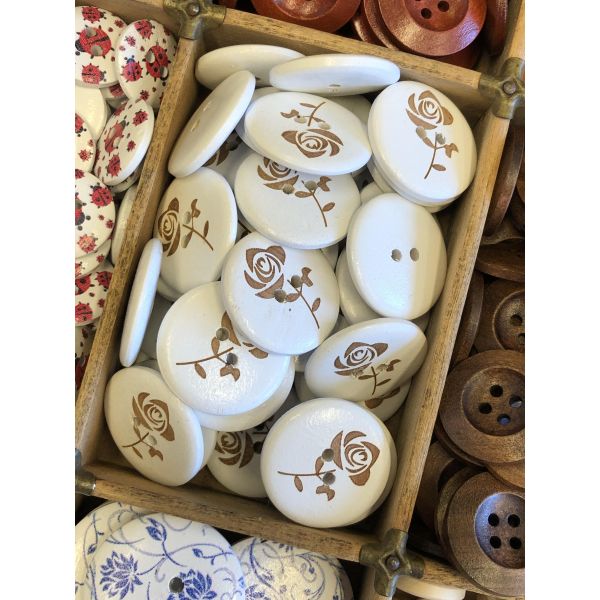 Tre med en blomst - 25mm