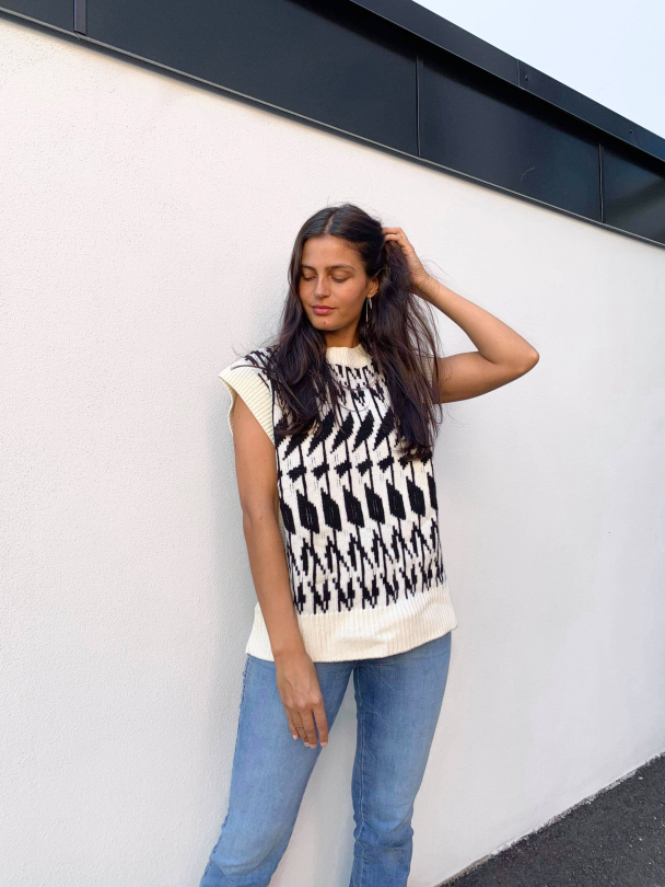 Sawyer Vest FR - Off White - Image 2