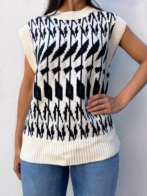 Sawyer Vest FR - Off White - Image 1