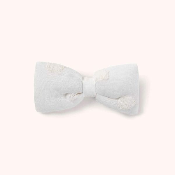 LALABY - HAIR BOW WHITE DOT