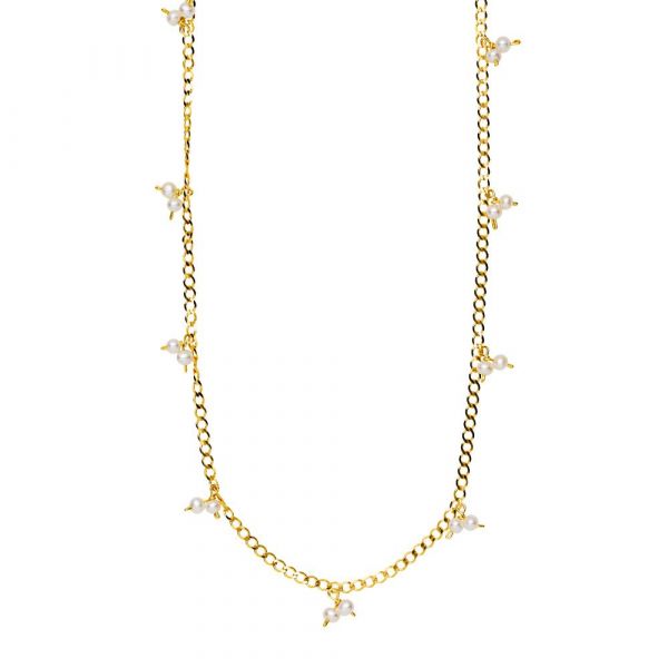 Mary - Halskjede forgylt