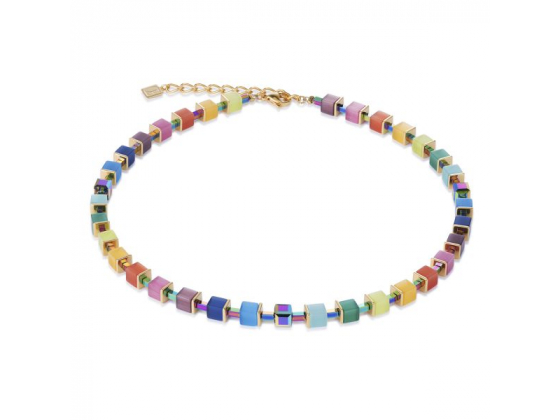 GEOCUBE Multicolour Hematite Necklace 