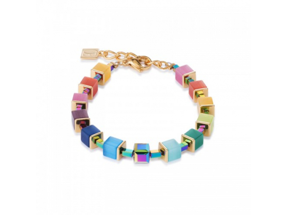 GEOCUBE Multicolour Hematite Bracelet