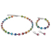GEOCUBE Necklace Classic Polaris & Rhinestone Multicolour 