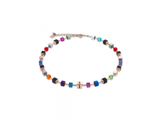 GEOCUBE Multicolor Onyx Necklace