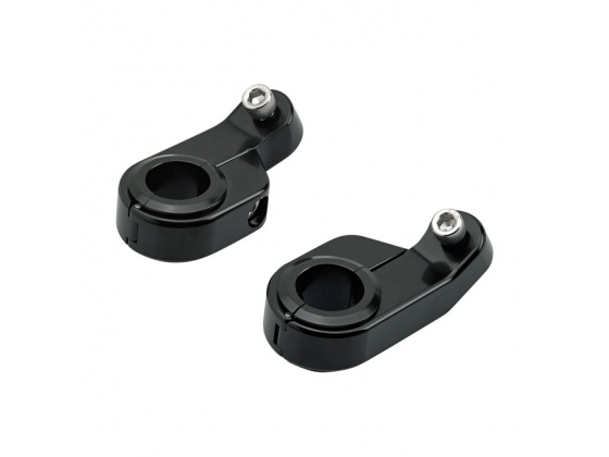 BILTWELL, ANGLED O/S SPEED CLAMPS BLACK