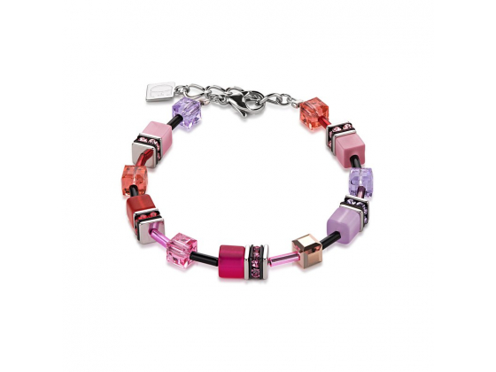 GEOCUBE Multicolor Red Rose Bracelet