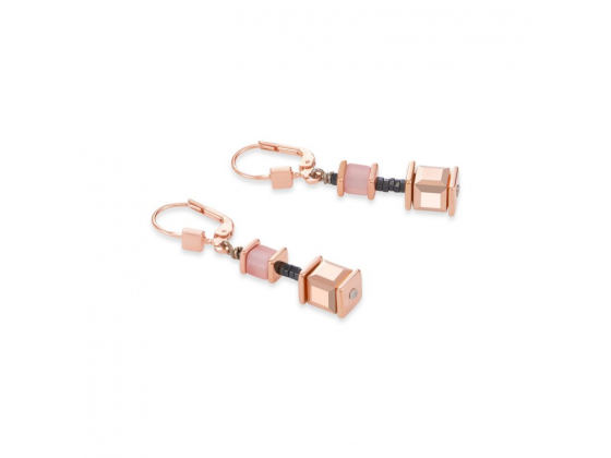GEOCUBE Multicolor Mint/Peach Earrings