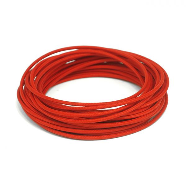 7,5 M. RED.CLASSIC CLOTH COVERED WIRING,