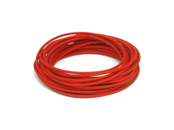 7,5 M. RED.CLASSIC CLOTH COVERED WIRING,