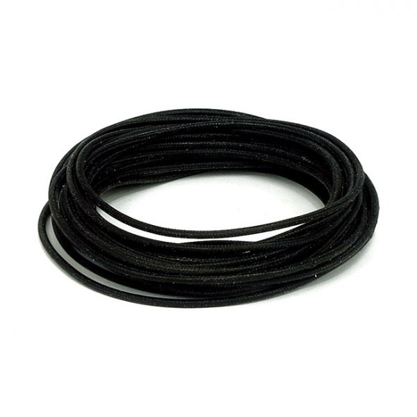 7,5 M. BLACK. CLASSIC CLOTH COVERED WIRING,