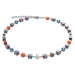 GEOCUBE Blue/Orange Necklace
