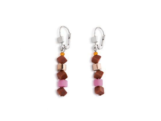 Mini Orange/Pink Earrings