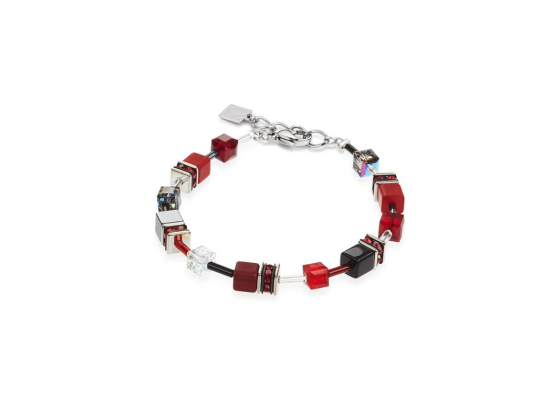 GEOCUBE Dark Red/Black Bracelet