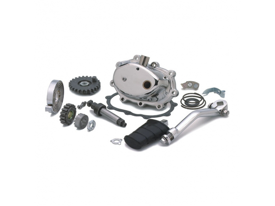KICKSTART KIT, 4-SPEED. CHROME