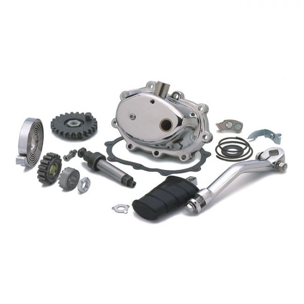 KICKSTART KIT, 4-SPEED. CHROME
