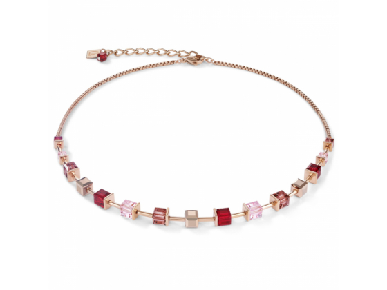 GEOCUBE Necklace Rose Gold/Pink 