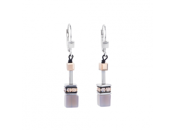 GEOCUBE Beige Earrings