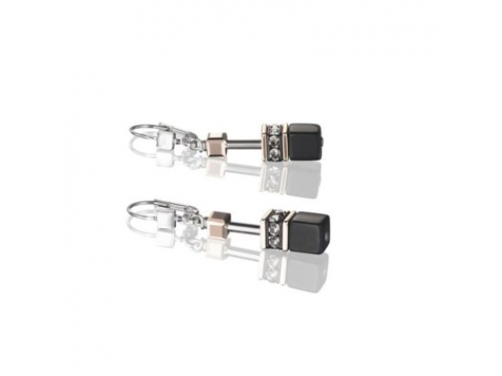 GEOCUBE Golden Onyx Earrings