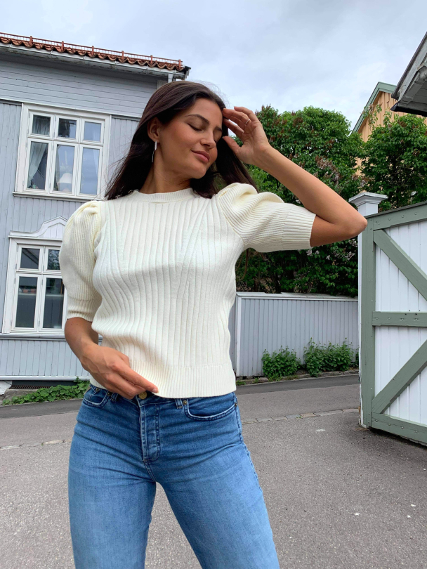 Glimta Knit Pullover - Eggnog - Image 2