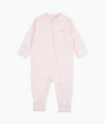 Livly | Saturday Overall - Pink/Gold Dots