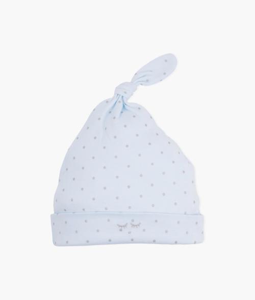 LIVLY - SATURDAY TOSSIE HAT BLUE/SILVER DOTS