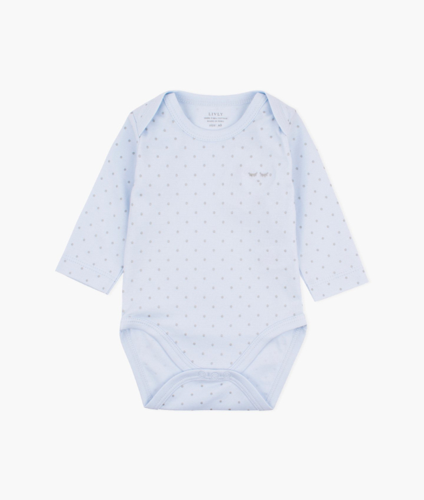 Saturday Body - Blue/Silver Dots