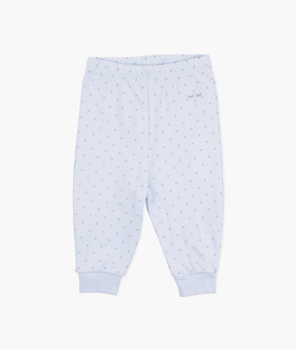 Saturday Pants - Blue/Silver Dots