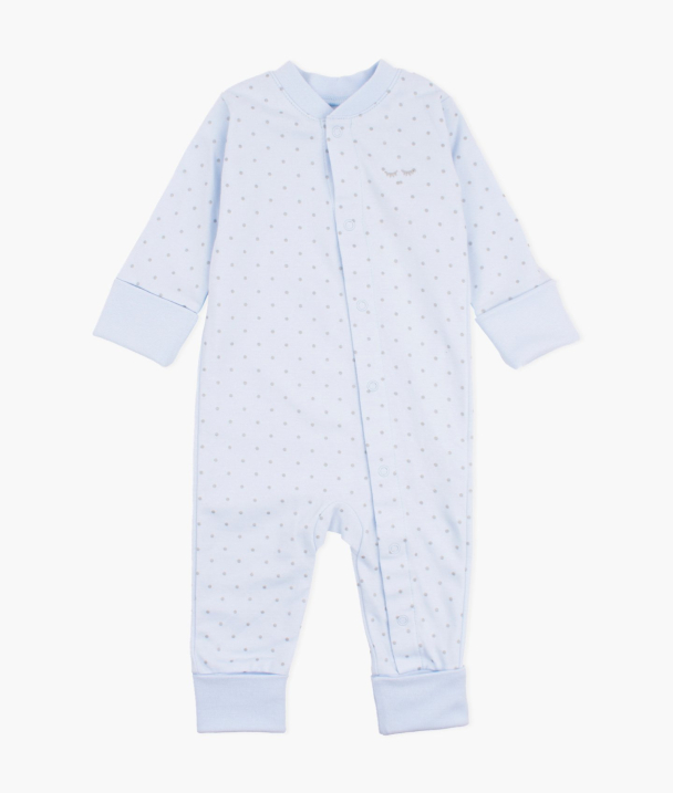 Saturday Overall - Blue/Silver Dots - Image 1