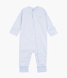 Livly | Saturday Overall - Blue/Silver Dots