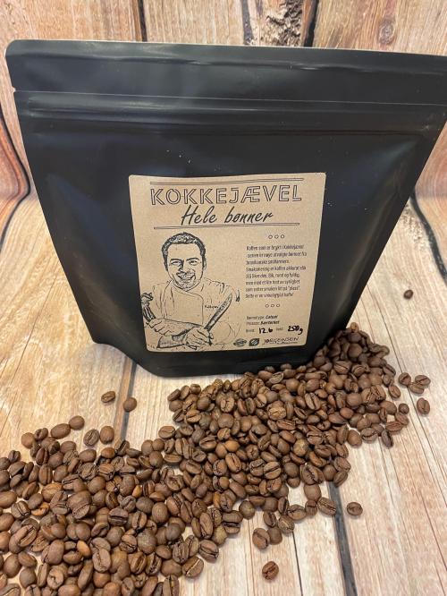 Kokkejævel HELE BØNNER 250 g Jørgensens kaffebrenneri Alta