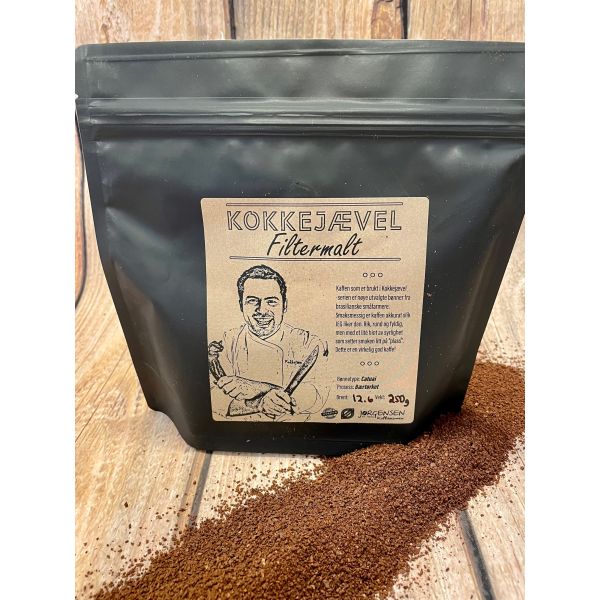 Kokkejævel FILTERMALT 250 g Jørgensens kaffebrenneri Alta
