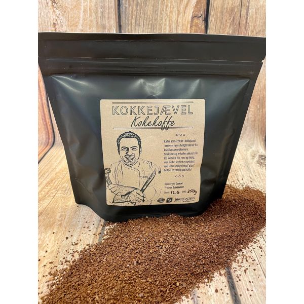 Kokkejævel KOKMALT 250 g Jørgensens kaffebrenneri Alta