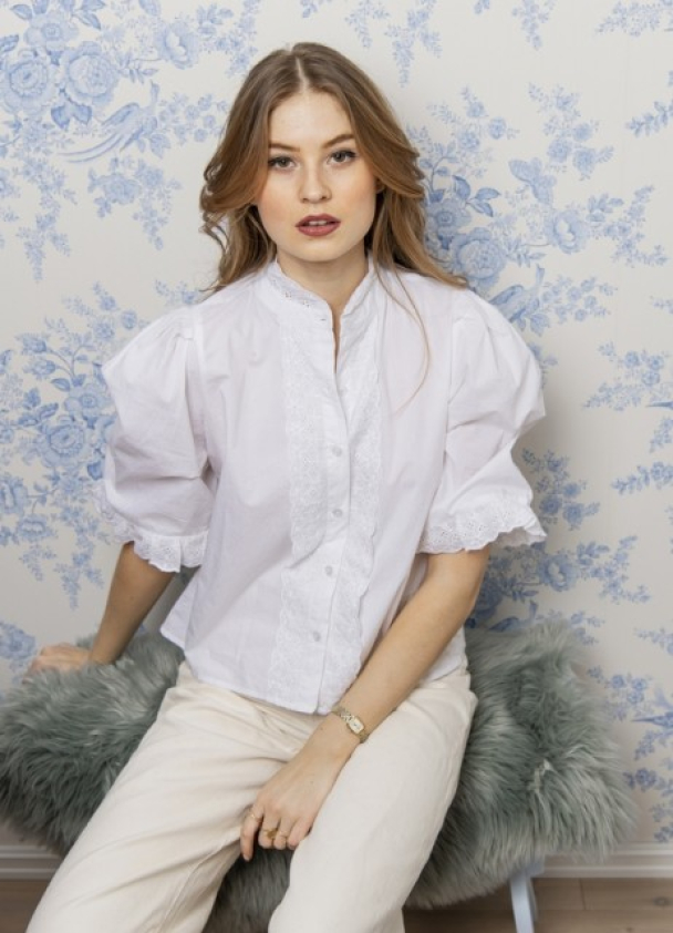 Natalie Shirt Pure White  - Image 2