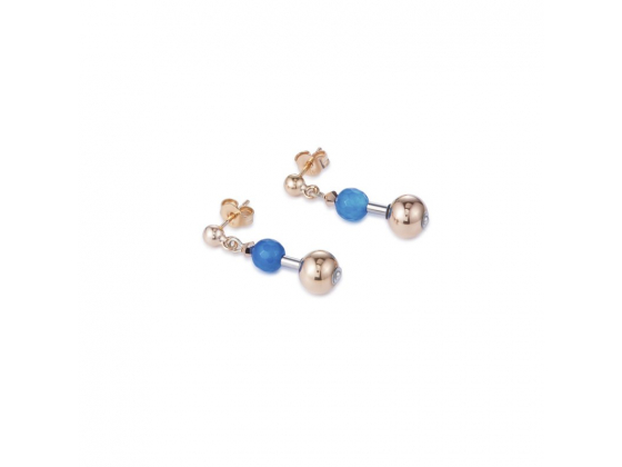 Round Multicolor Rainbow Earrings