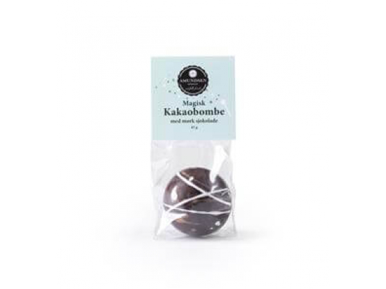 Kakaobombe Mørk sjokolade m/ minimarshmallows