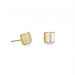 Square Zirconia Stud-Earrings