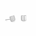 Square Zirconia Stud-Earrings