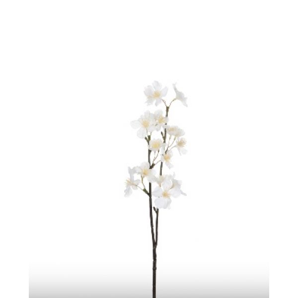 Gren med hvite blomster