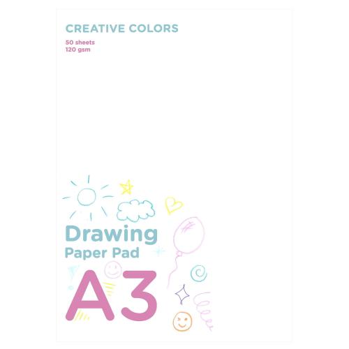 Creative Colors tegneblokk A3