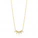 Gold Glow Solid Bar Necklace