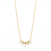 Gold Glow Solid Bar Necklace
