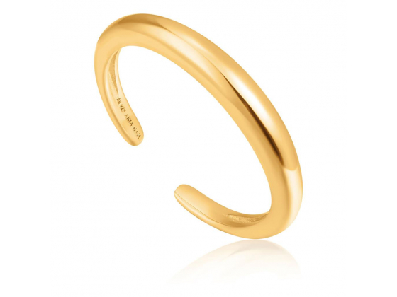 Gold Luxe Band Adjustable Ring