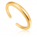 Gold Luxe Band Adjustable Ring