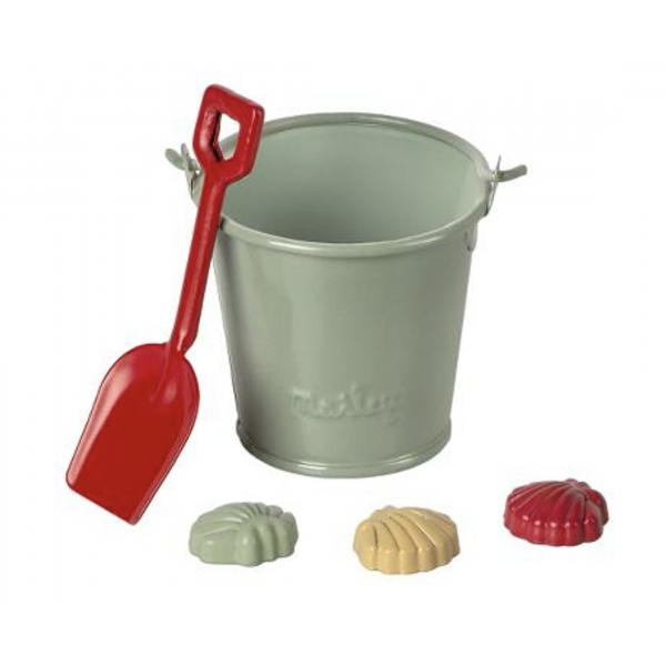 Maileg mini strandsett - Bøtte / Spade / Former 
