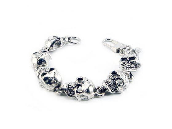AMIGAZ MONSTER SKULL CHAIN BRACELET 8,5"