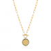 Gold Emperor T-bar Necklace
