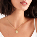 Gold Emperor T-bar Necklace