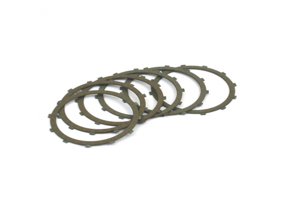 BARNETT CLUTCH PLATE SET, ARAMID FRICTIONS ONLY (6 PLATES)  Fits: > 84-89 B.T.(NU)