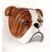 Engelsk bulldog veggvase - QUAIL CERAMICS